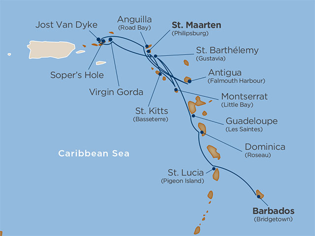 voyage map